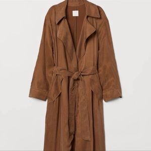 Camel Colored Suede Trench Size 4
